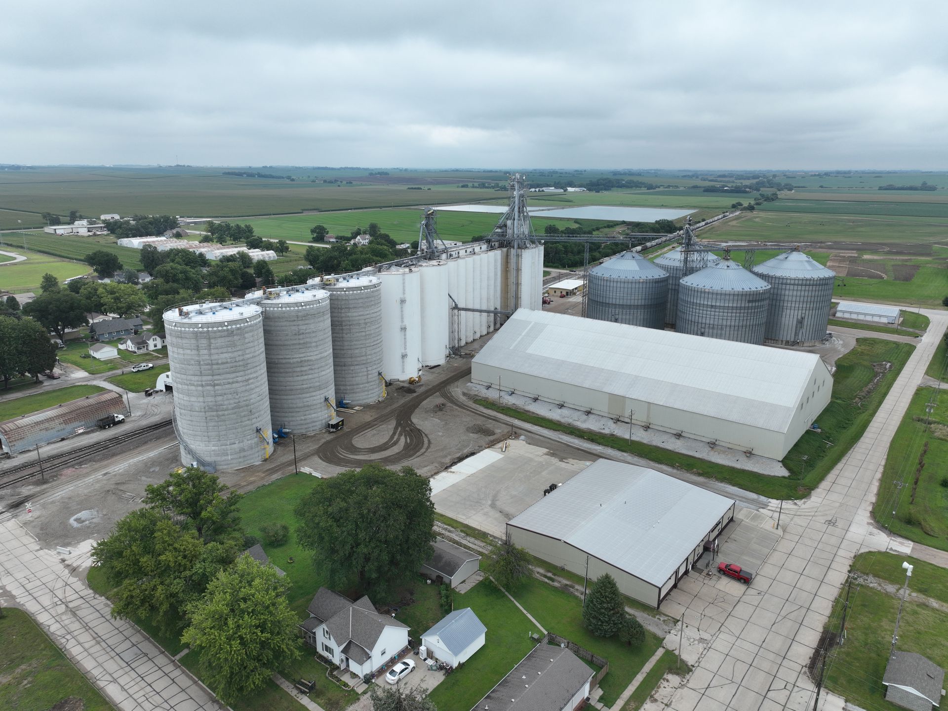 Mead Frontier Bin Foundation McPherson Concrete Storage System CL Construction Nebraska