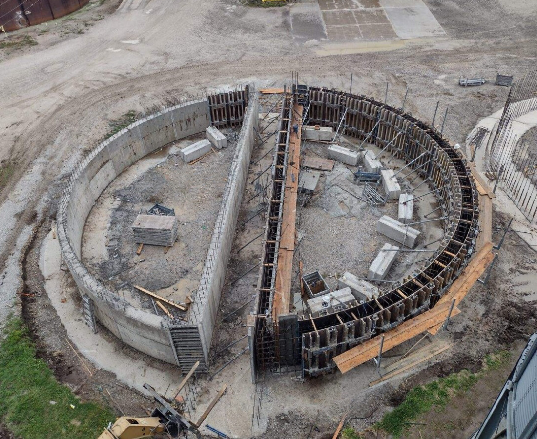 GRAIN BIN FOUNDATION BOONVILLE MISSOURI