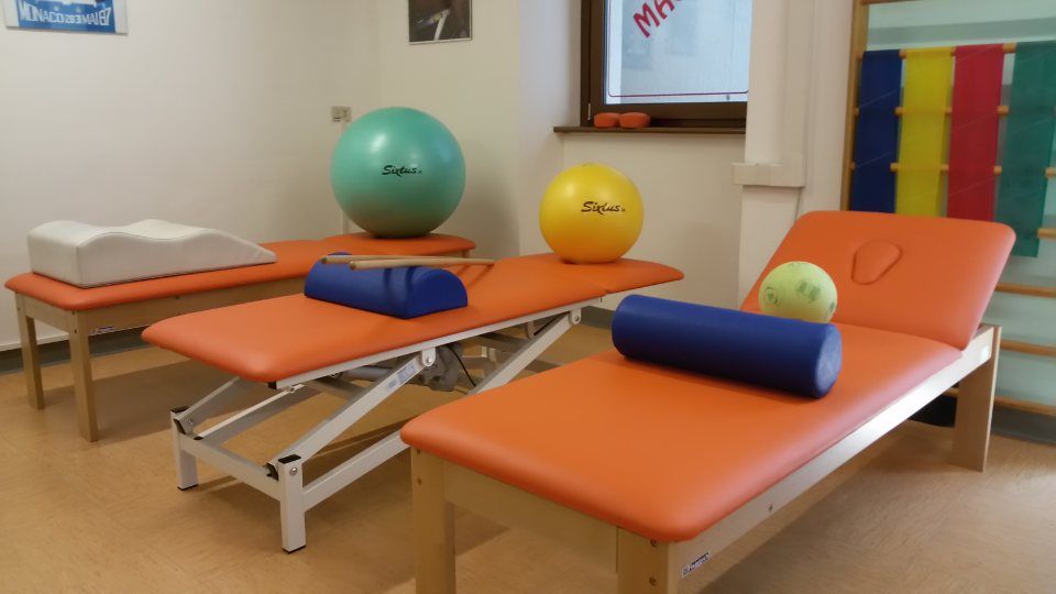 Lettini con palle mediche