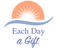 Each Day a Gift logo with sunrise icon