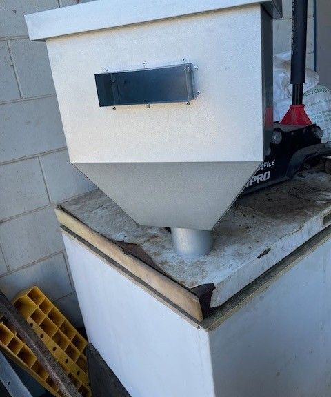 A white box is sitting on top of a white box— Sun City Sheetmetal In Garbutt, QLD