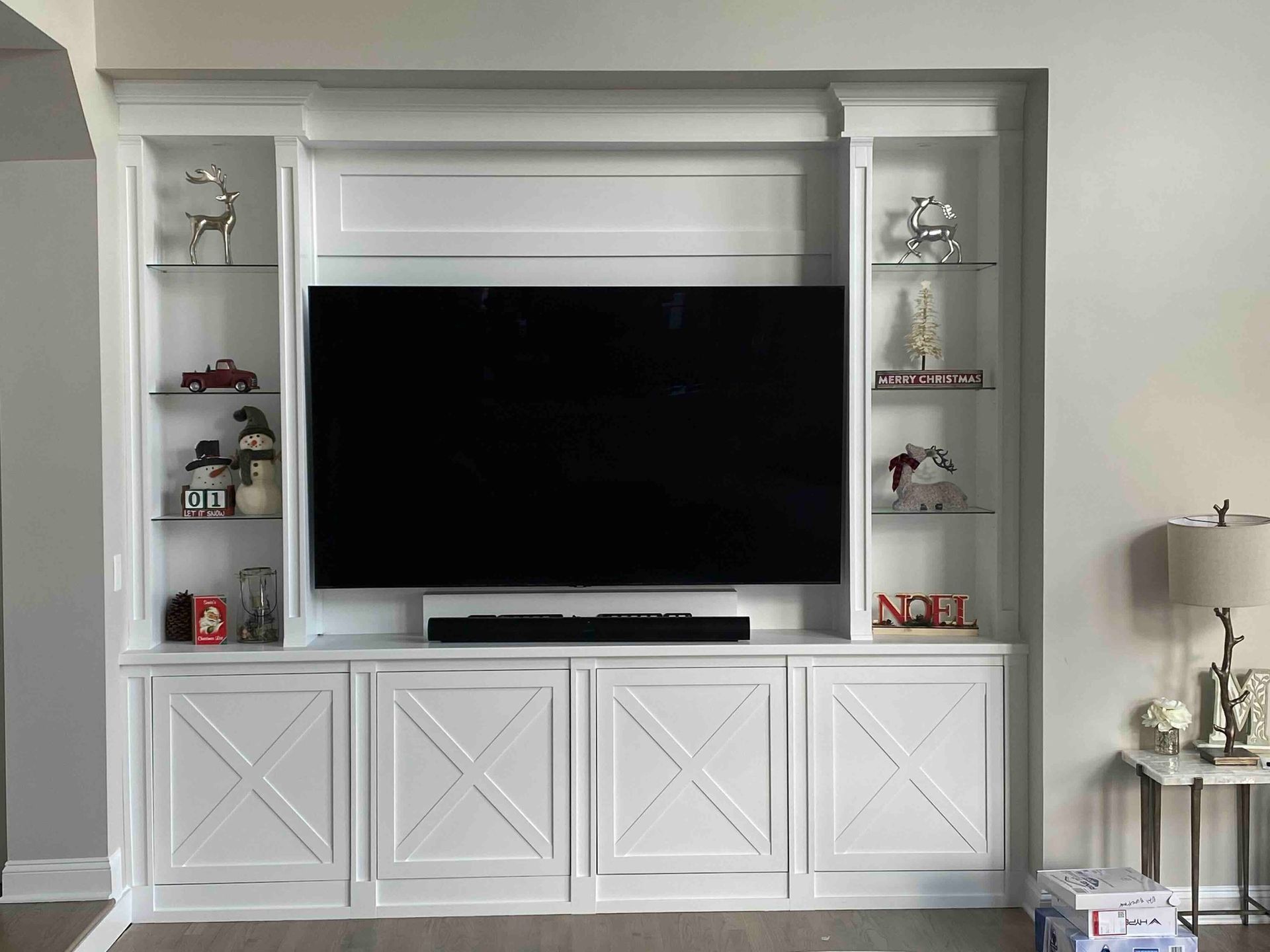 Newly installed TV