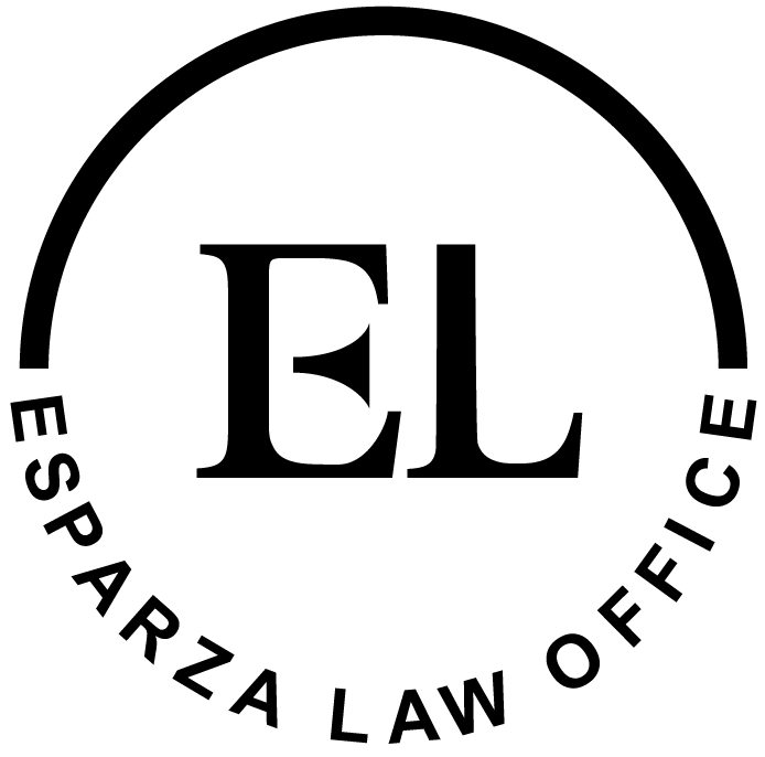 Logo for Esparza Law Office: Black 