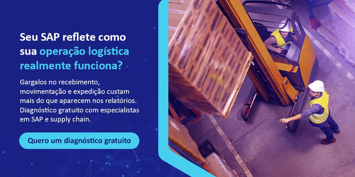 operação logística com SAP