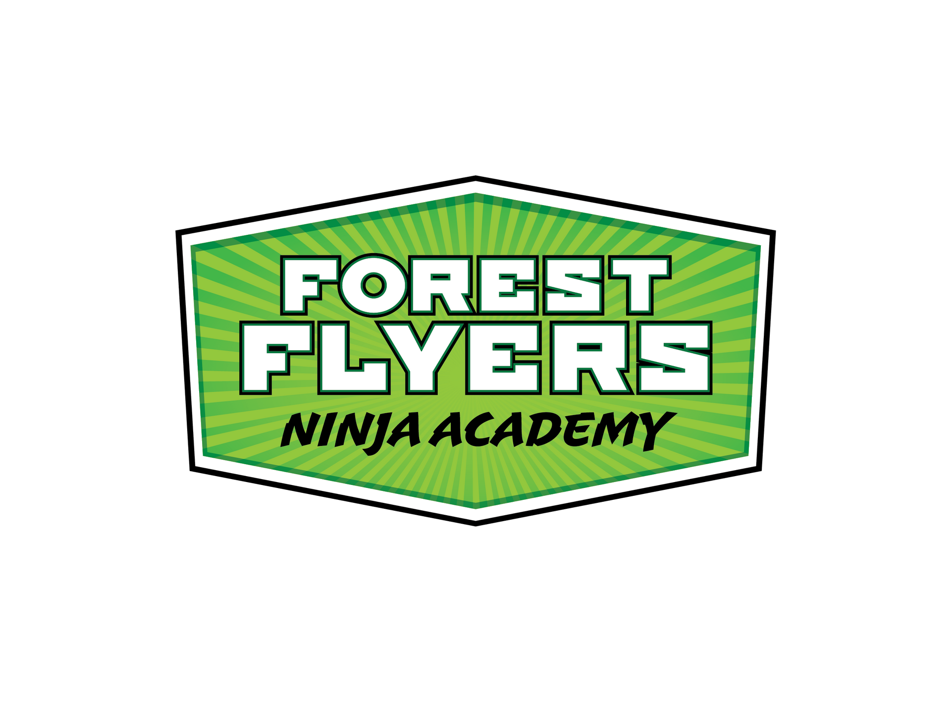 A logo for the flying squirrel ninja academy