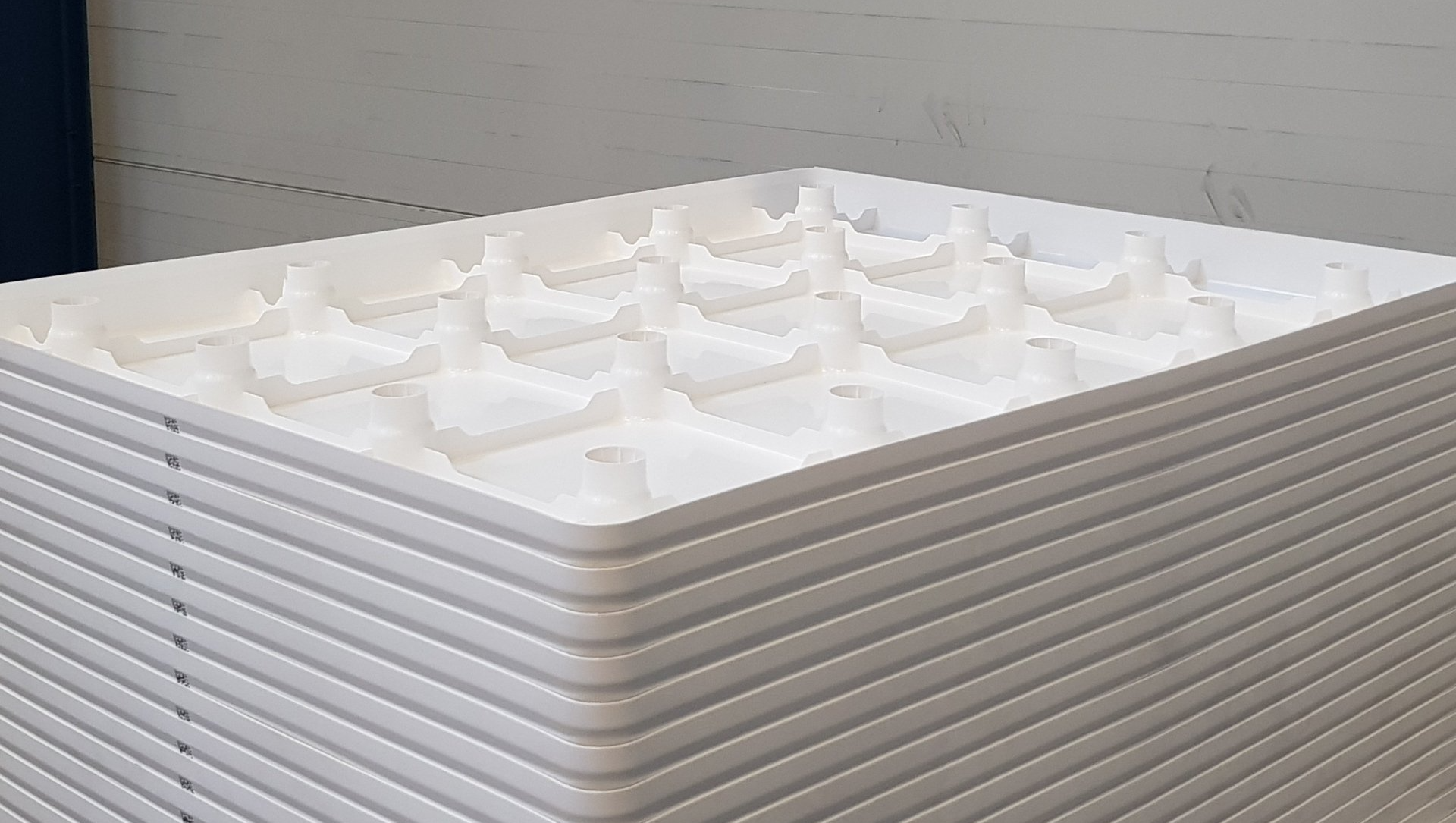 Pile of Botman Hydroponics Floating Rafts