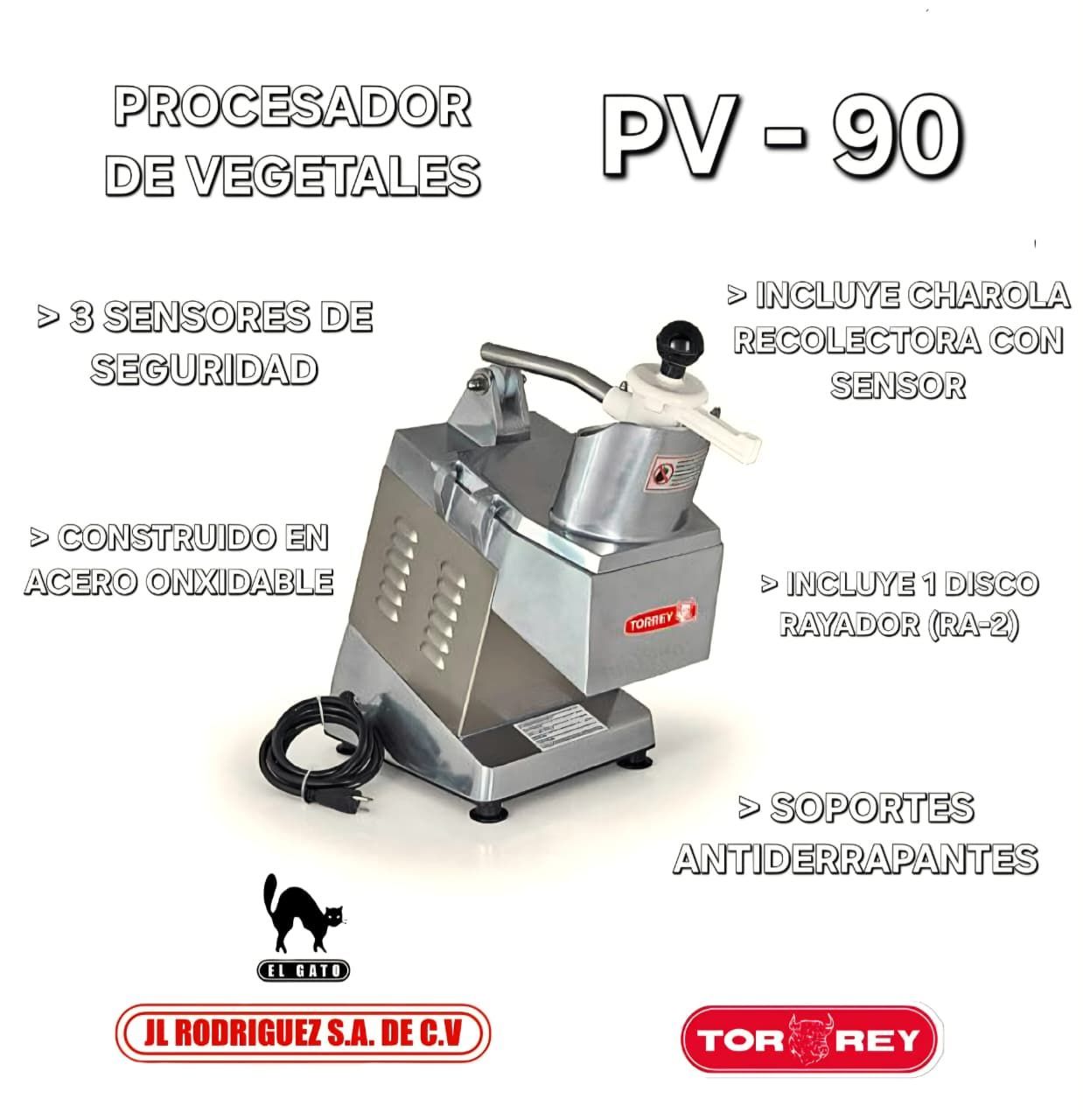 PROCESADOR DE VEGETALES PV-90