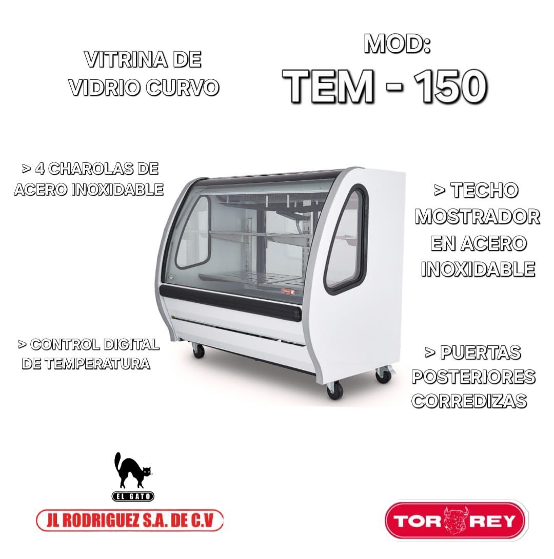 VITRINA CREMERA TEM-150