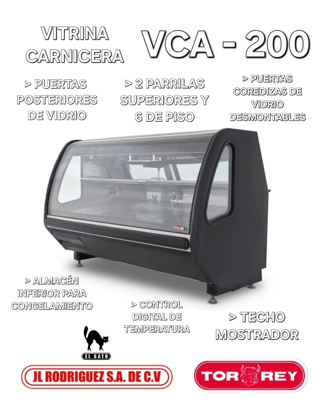 VITRINA CARNICERA VCA-200