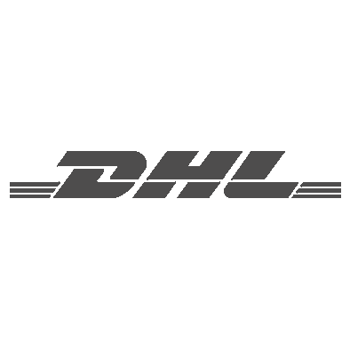 DHL logo Gray
