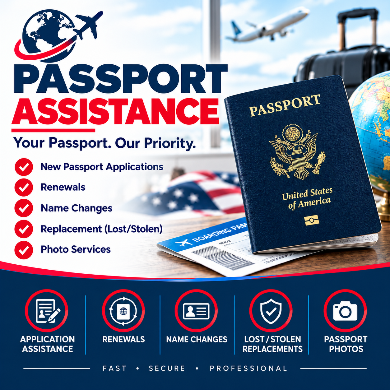 Passport assistance