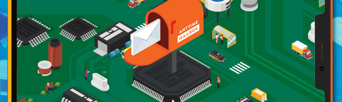 ANYTIME mailbox poster