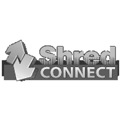 Shred Connect logo Gray