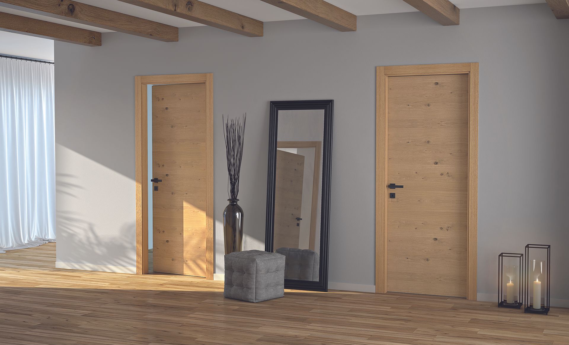 Porte interne in legno a Roma Eur