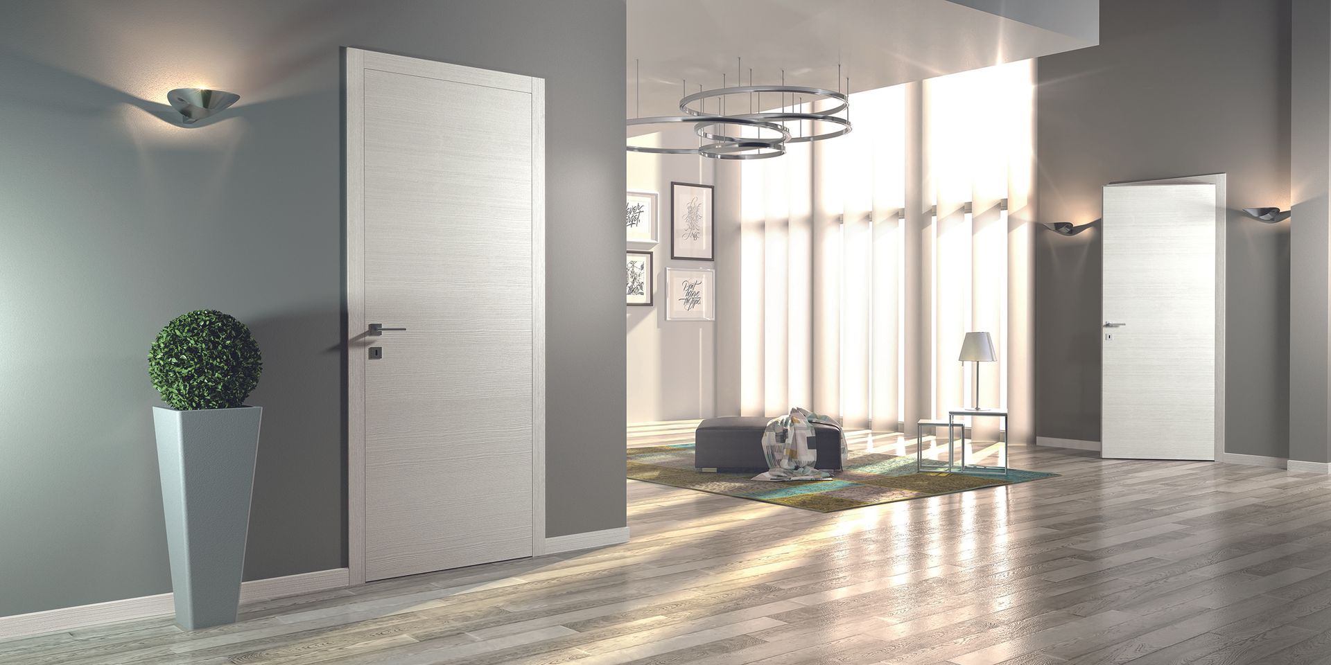 Porte interne in legno a Roma Eur