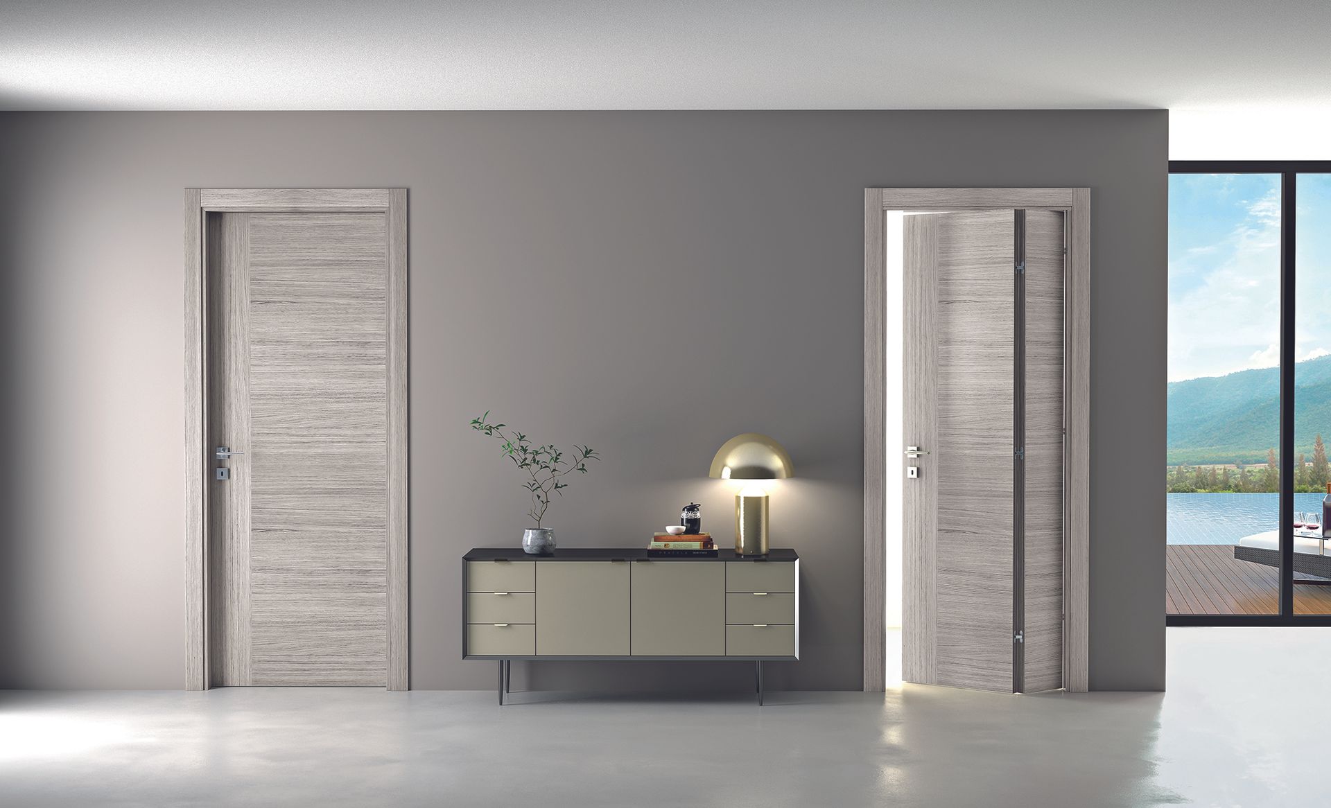 Porte interne in legno a Roma Eur