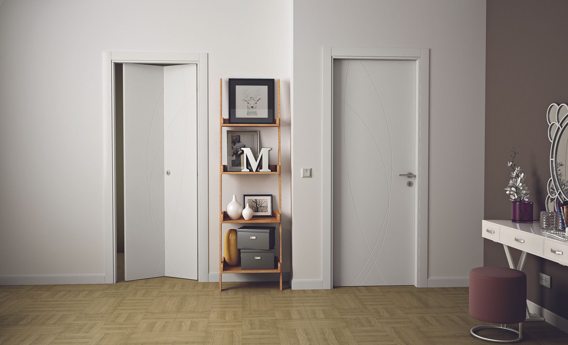 Porte interne in legno a Roma Eur