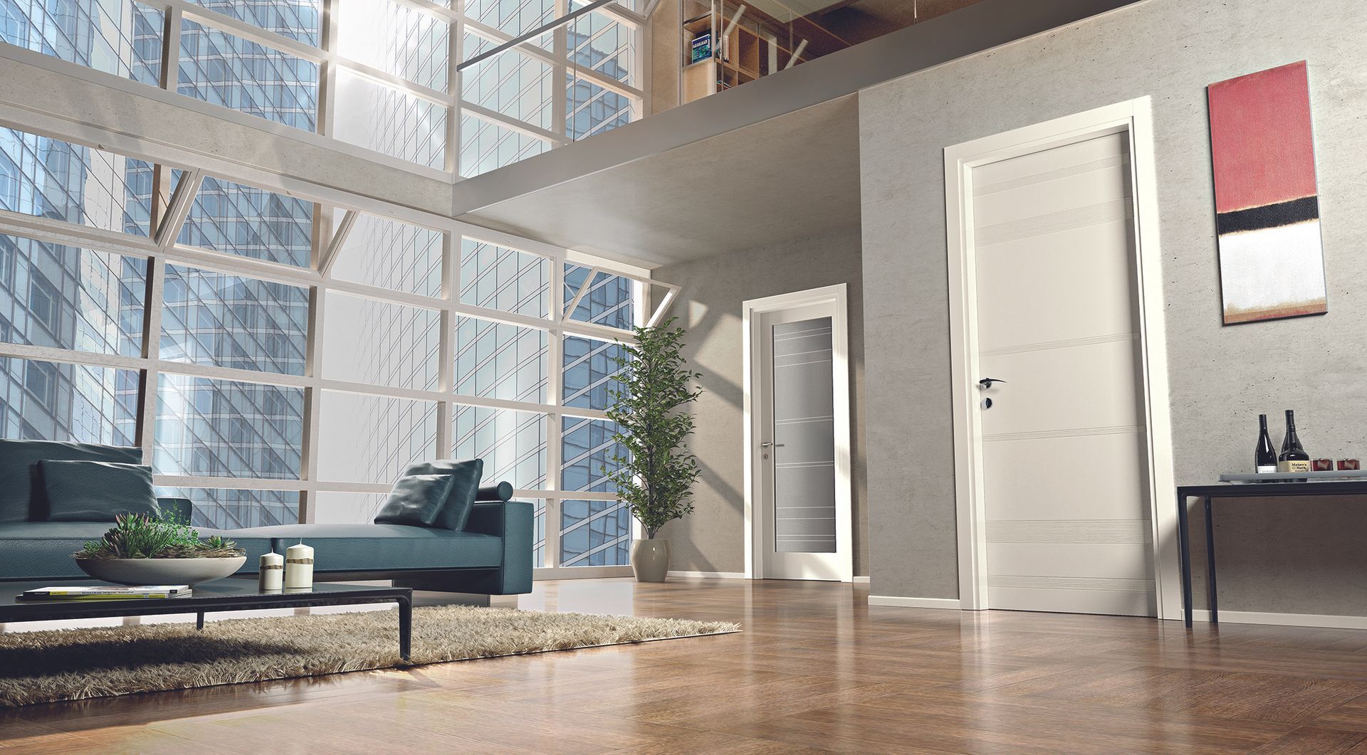 Porte interne in legno a Roma Eur
