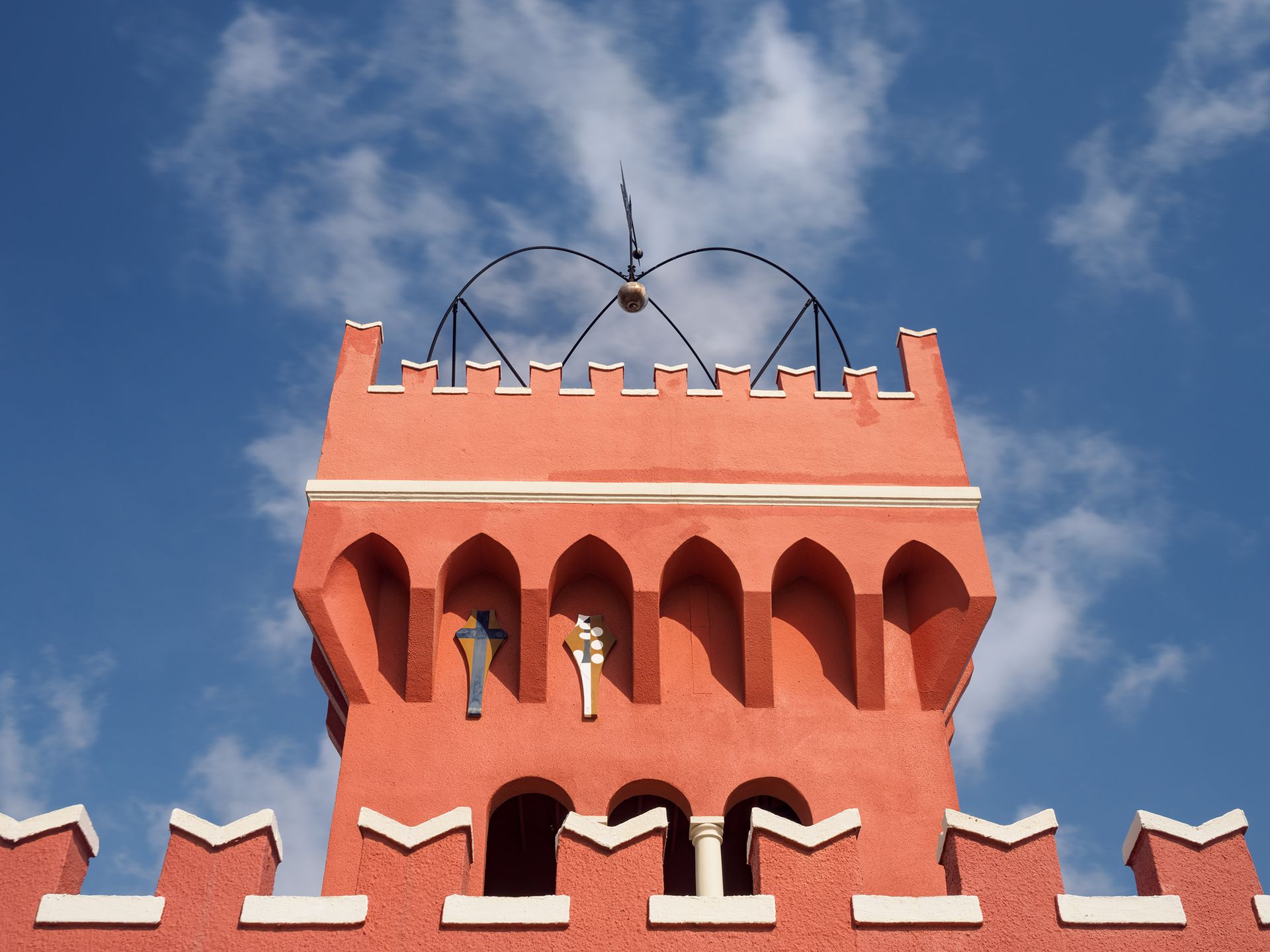 Photo of a castle tower 