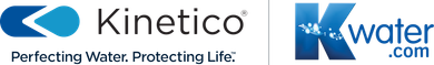Logo of "K Water" with a blue "K" featuring water droplets. The word "water" is in blue script.