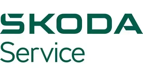 Il logo della skoda è una mano verde in un cerchio argentato.