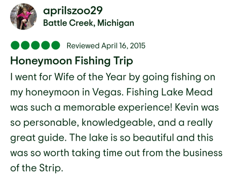 fishing charter guides lake mead