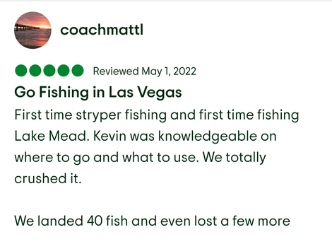 Fishing Guide Las Vegas Nevada