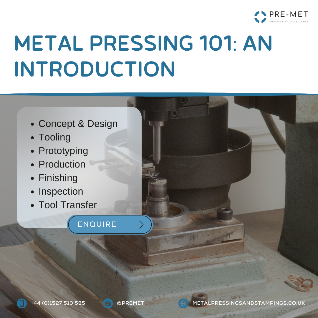 A poster for metal pressing 101 an introduction