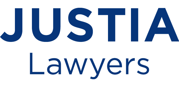 Justia Lawyers logo with blue text. 