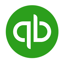 Green circle with white