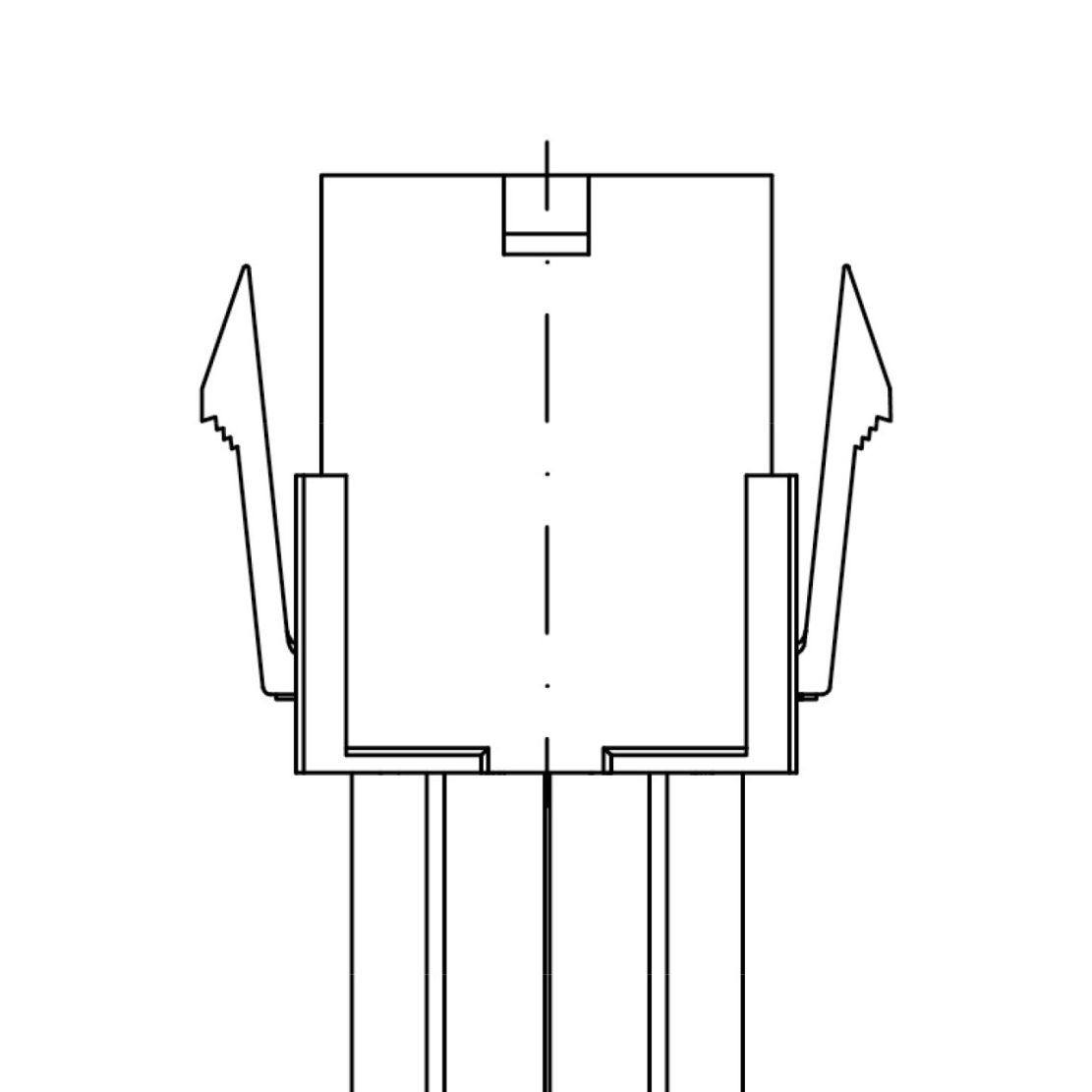 Straight Molex Connector