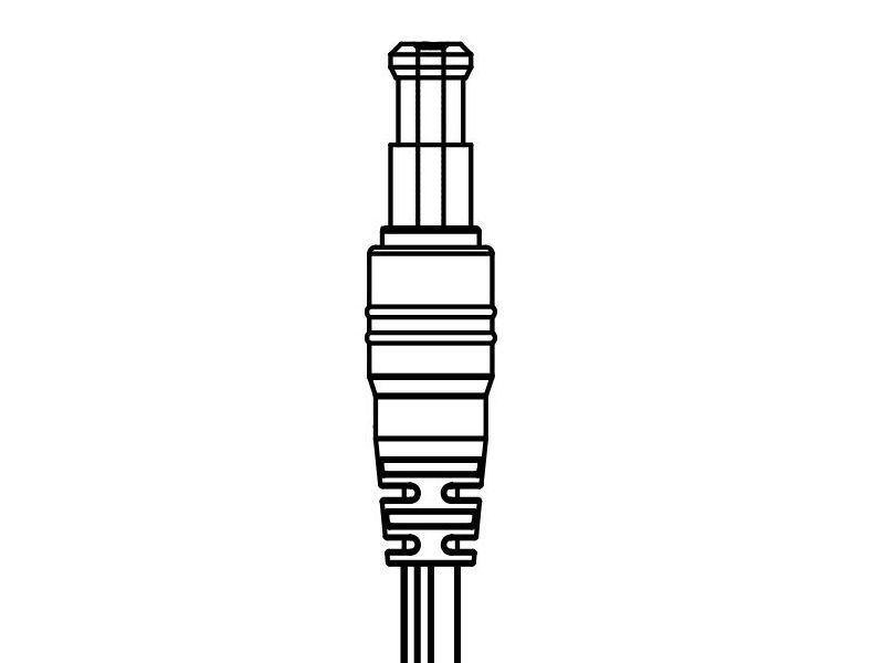 Straight DIN45323 Connector