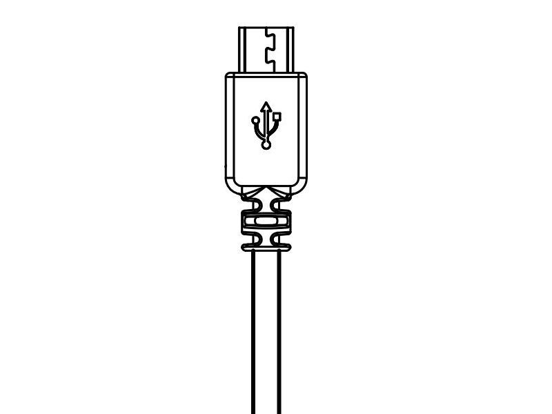 Straight Micro USB