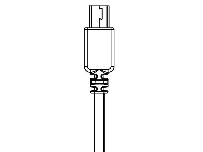 Straight Mini USB