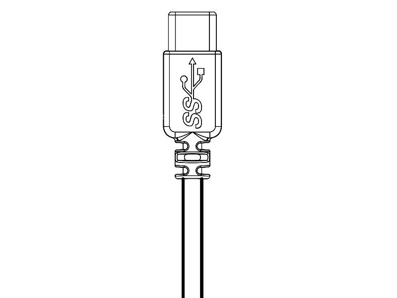 Straight USB Type-C