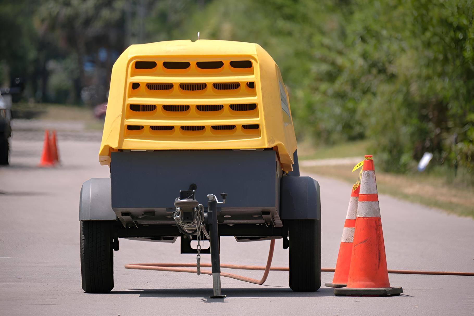 A Yellow Truck Is Parked — Action Hose & Fitting Solutions In Loganholme, QLD