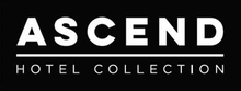 Ascend Hotel Collection logo in white text on a black background
