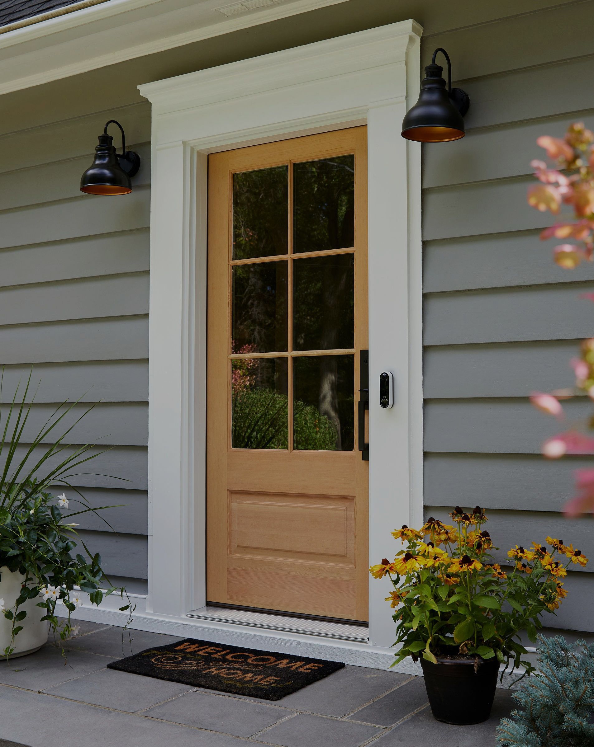 Mounted video doorbell