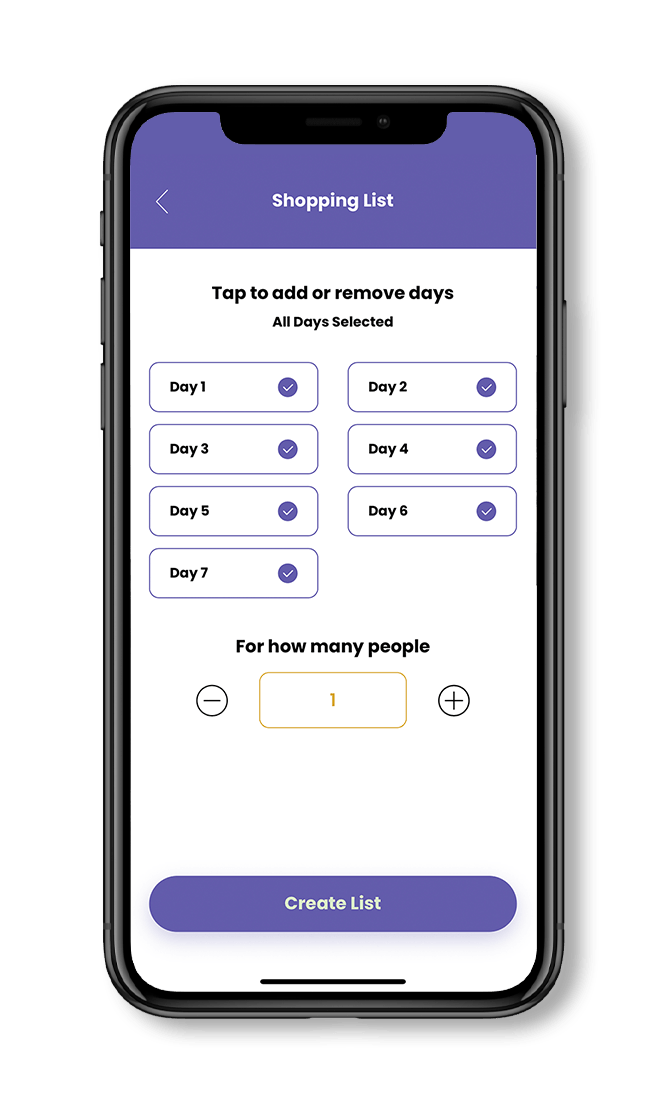 A screenshot of a shopping app on a cell phone.