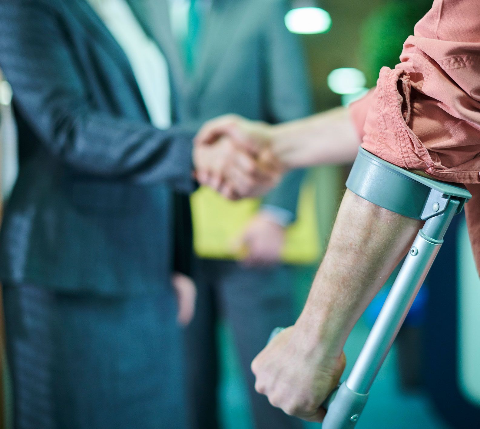 Personal Injury Attorney — Fairlawn, OH — Susan Lax Law Office Personal Injury Lawyer Handshake