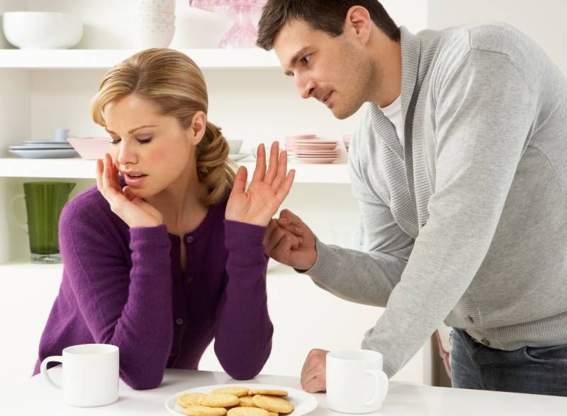 Divorce — Fairlawn, OH — Susan Lax Law Office Couple Having A Disagreement