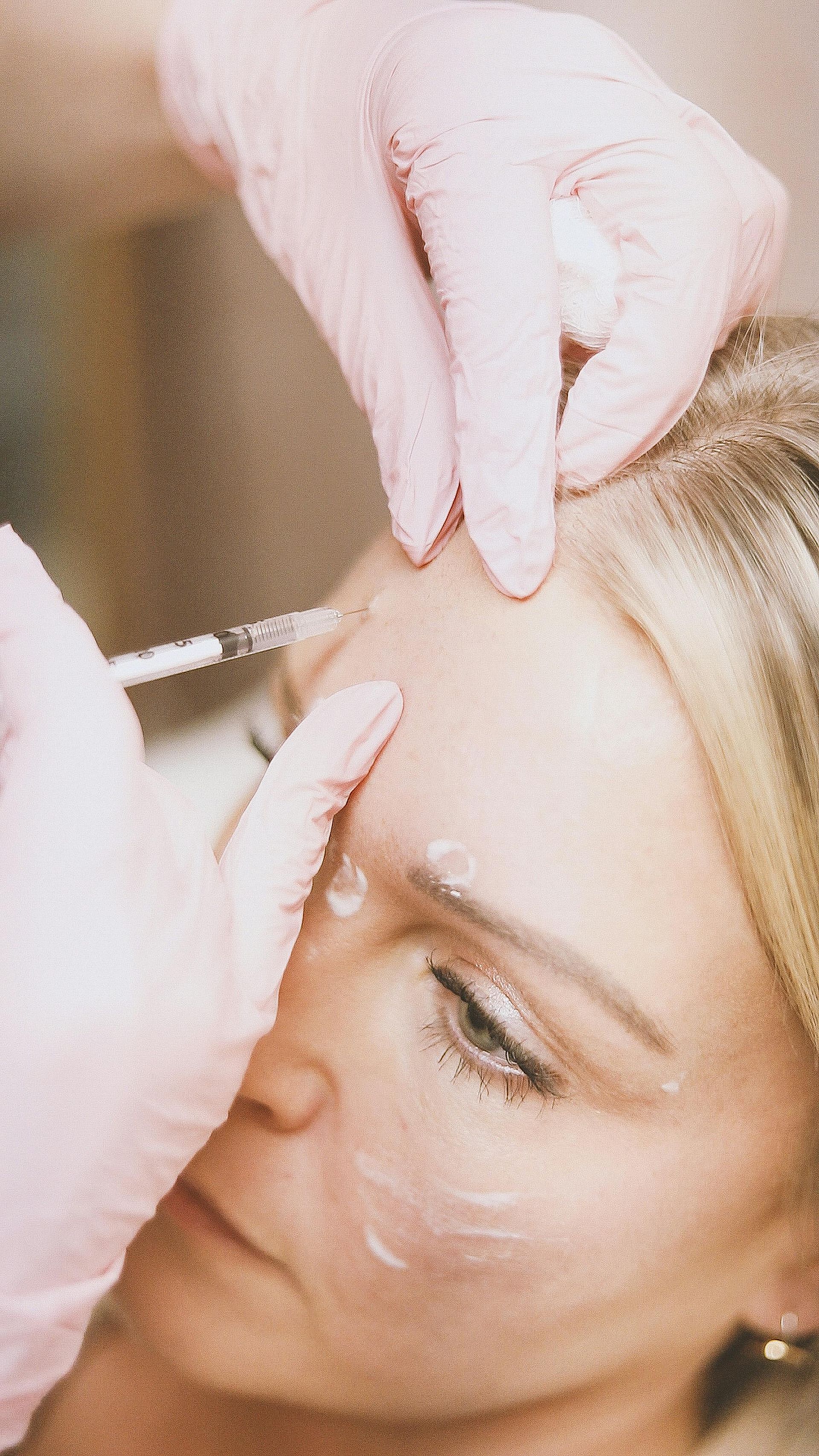 Professional botox treatment at Vanity Skin Bar in Baltimore MD.