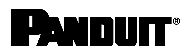 Logo di Panduit in grassetto nero su sfondo bianco