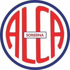 Un logo circolare bianco e blu con la scritta rossa “ACEA” e al centro una piccola etichetta “SORESINA”.