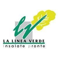 La Linea Verde logo with green leaf and yellow accent, “insalate pronte” text