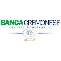 Banca Cremonese Credito Cooperativo logo in green, blue, and gold on a white background