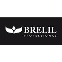 Logo BRELIL PROFESSIONAL in bianco su sfondo nero.