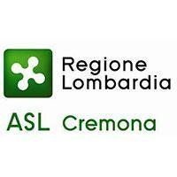 Logo della Regione Lombardia e ASL Cremona, con simbolo verde e testo nero e verde