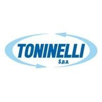 Logo di Toninelli SpA in blu con un ovale che ricorda uno swoosh su sfondo bianco.