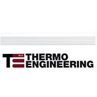 Logo di Thermo Engineering in nero e rosso su sfondo bianco.